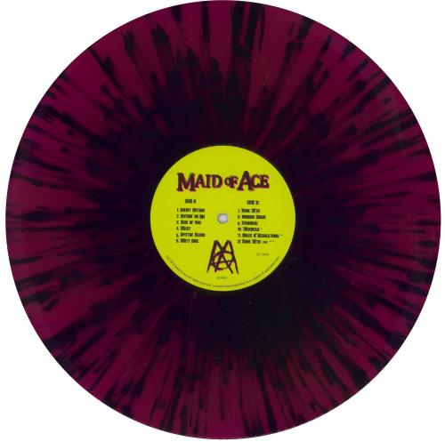 Maid Of Ace Maid Of Ace - Purple & Black Splatter Vinyl vinyl LP album (LP record) UK 67NLPMA836770