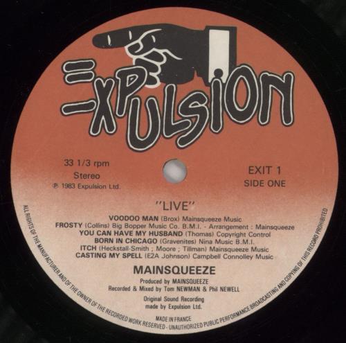 Mainsqueeze Live vinyl LP album (LP record) UK ODKLPLI654561