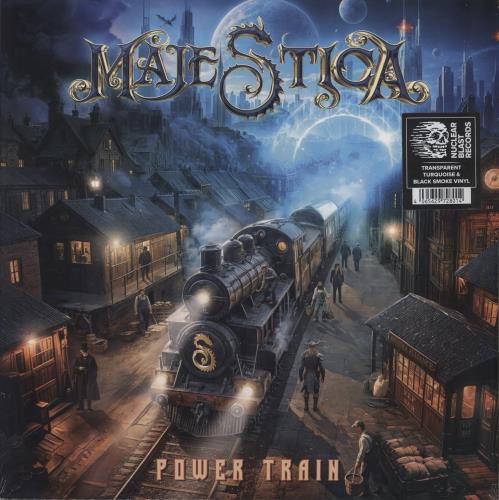 Majestica Power Train - Turquoise With Black Smoke Vinyl - Sealed vinyl LP album (LP record) US 8CZLPPO859134