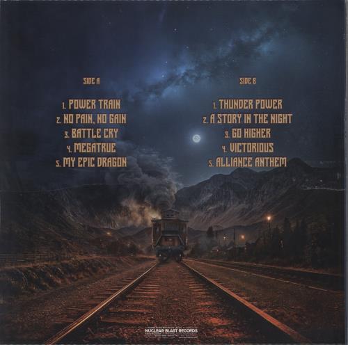 Majestica Power Train - Turquoise With Black Smoke Vinyl - Sealed vinyl LP album (LP record) US 8CZLPPO859134