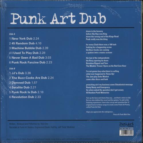 MAL-ONE Punk Art Dub vinyl LP album (LP record) UK 3ZOLPPU874611