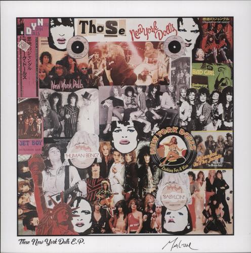 MAL-ONE Those New York Dolls EP + art print 12" vinyl single (12 inch record / Maxi-single) UK 3ZO12TH866312