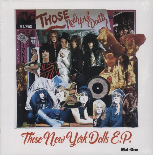 MAL-ONE Those New York Dolls EP - Red & White Half and Half vinyl 12" vinyl single (12 inch record / Maxi-single) UK 3ZO12TH866327
