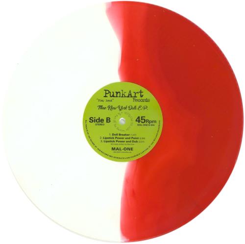 MAL-ONE Those New York Dolls EP - Red & White Half and Half vinyl 12" vinyl single (12 inch record / Maxi-single) UK 3ZO12TH866327