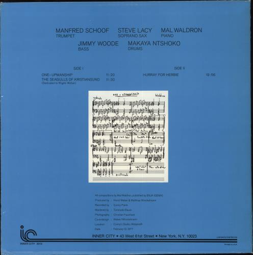 Mal Waldron One-Upmanship vinyl LP album (LP record) US M/WLPON707894