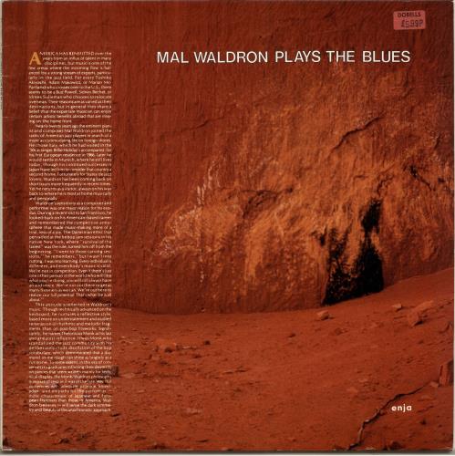 Mal Waldron Plays The Blues vinyl LP album (LP record) German M/WLPPL693776