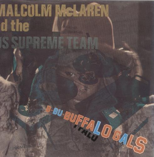 Malcolm McLaren Buffalo Gals 7" vinyl single (7 inch record / 45) UK MAL07BU53573