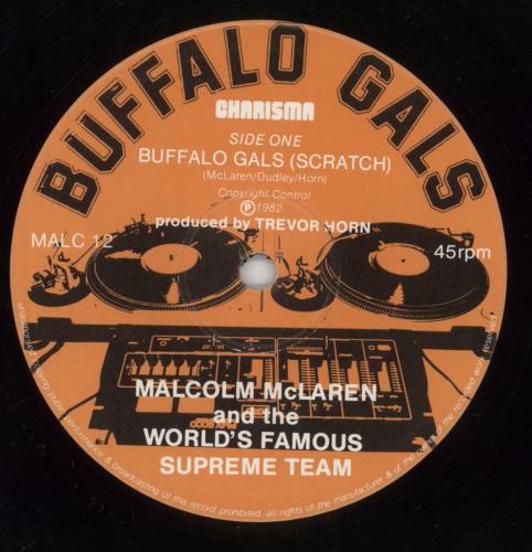 Malcolm McLaren Buffalo Gals 12" vinyl single (12 inch record / Maxi-single) UK MAL12BU85663