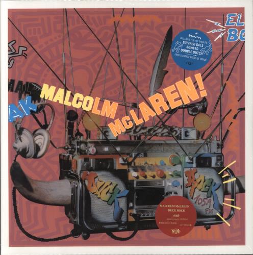 Malcolm McLaren Duck Rock - 40th Anniversary + Duck For The Oyster Art Print 2-LP vinyl record set (Double LP Album) UK MAL2LDU863242