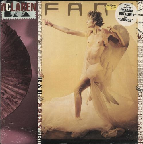 Malcolm McLaren Fans - Stickered Sleeve vinyl LP album (LP record) UK MALLPFA715351