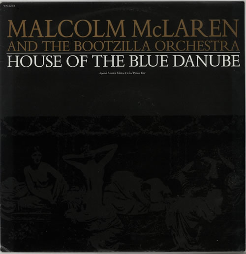 Malcolm McLaren House Of The Blue Danube - Etched Blue Vinyl 12" vinyl single (12 inch record / Maxi-single) UK MAL12HO338640