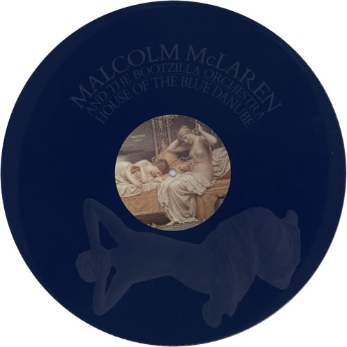 Malcolm McLaren House Of The Blue Danube - Etched Blue Vinyl 12" vinyl single (12 inch record / Maxi-single) UK MAL12HO338640