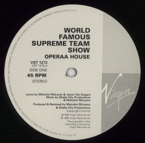 Malcolm McLaren Operaa House - Aria On Air 12" vinyl single (12 inch record / Maxi-single) UK MAL12OP107182