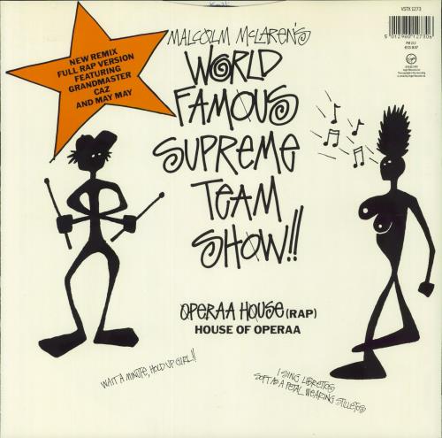 Malcolm McLaren Operaa House - Remix 12" vinyl single (12 inch record / Maxi-single) UK MAL12OP83254