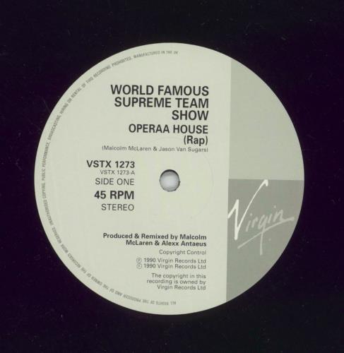 Malcolm McLaren Operaa House - Remix 12" vinyl single (12 inch record / Maxi-single) UK MAL12OP83254