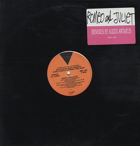 Malcolm McLaren Romeo & Juliet 12" vinyl single (12 inch record / Maxi-single) US MAL12RO111663