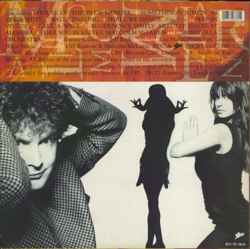 Malcolm McLaren Waltz Darling - Gold promo stamped vinyl LP album (LP record) UK MALLPWA771177