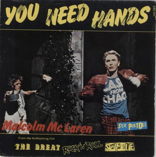 Malcolm McLaren You Need Hands - VG 7" vinyl single (7 inch record / 45) French MAL07YO870553
