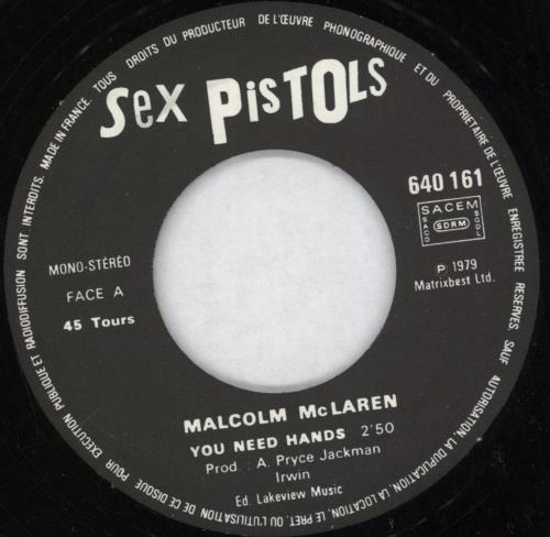 Malcolm McLaren You Need Hands - VG 7" vinyl single (7 inch record / 45) French MAL07YO870553