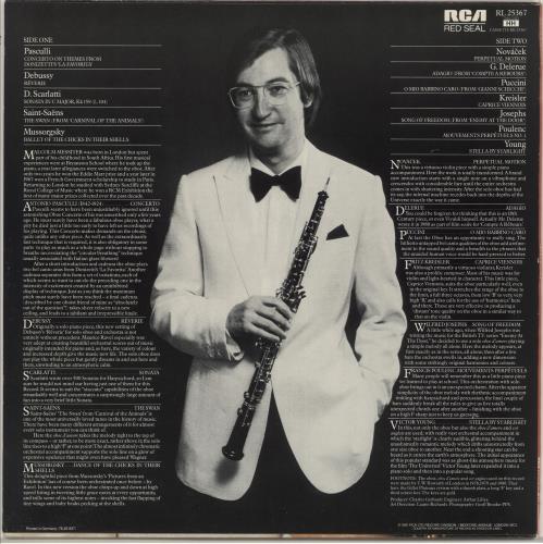 Malcolm Messiter Oboe Fantasia vinyl LP album (LP record) UK O2QLPOB720838