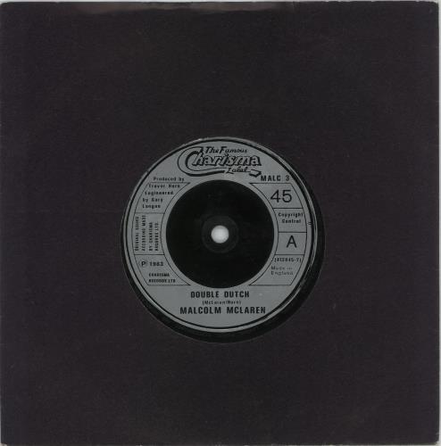 Malcolm Mclaren Double Dutch Uk 7 Vinyl Single 7 Inch Record 665398