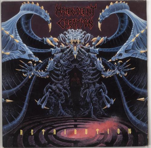 Malevolent Creation Retribution vinyl LP album (LP record) Dutch NVMLPRE737144