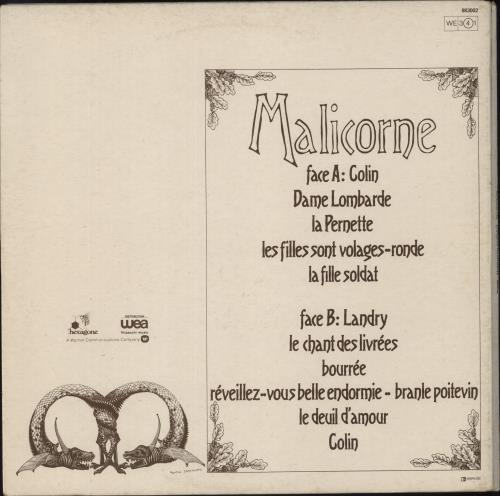 Malicorne Malicorne vinyl LP album (LP record) French NFMLPMA543240