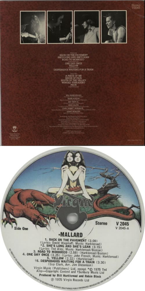 Mallard Mallard vinyl LP album (LP record) UK RLLLPMA609585