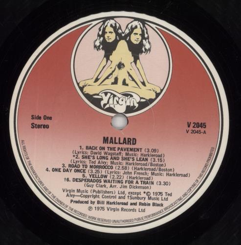 Mallard Mallard vinyl LP album (LP record) UK RLLLPMA749778
