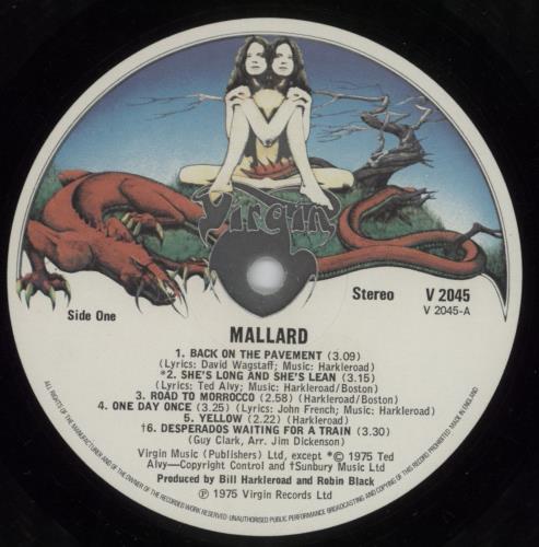 Mallard Mallard vinyl LP album (LP record) UK RLLLPMA899448
