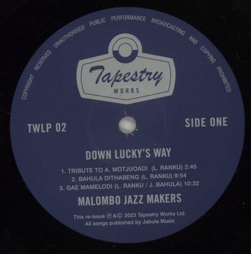 Malombo Jazz Makers Down Lucky's Way vinyl LP album (LP record) UK 93RLPDO882068