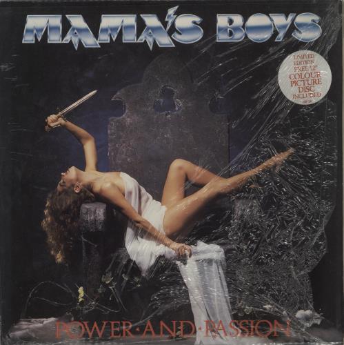 Mama's Boys Power And Passion + 12" Picture Disc + Sticker 2-LP vinyl record set (Double LP Album) UK MAM2LPO878693