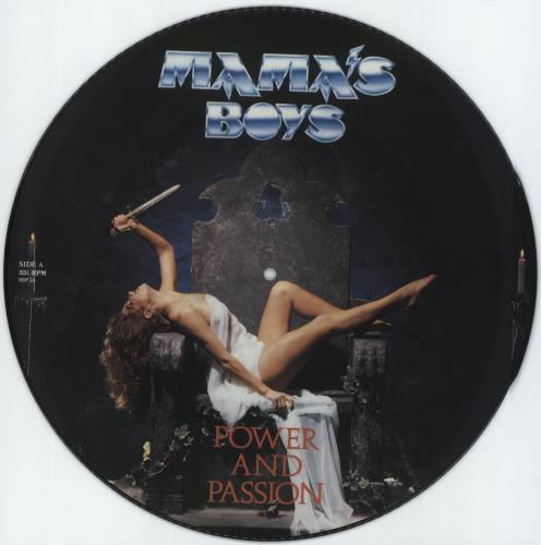 Mama's Boys Power And Passion + 12" Picture Disc + Sticker 2-LP vinyl record set (Double LP Album) UK MAM2LPO878693