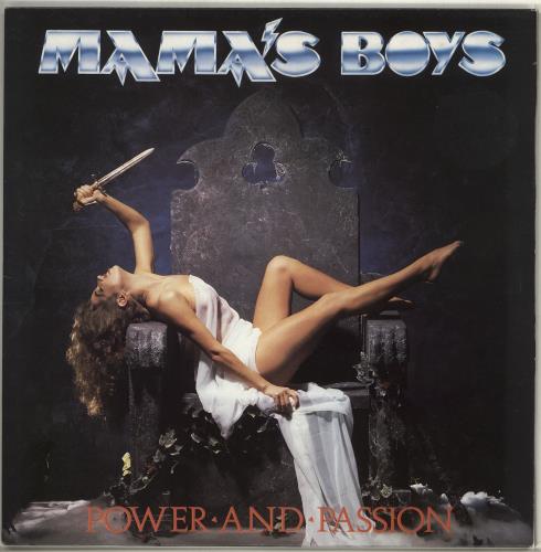 Mama's Boys Power And Passion + Merchandise Insert vinyl LP album (LP record) UK MAMLPPO703047