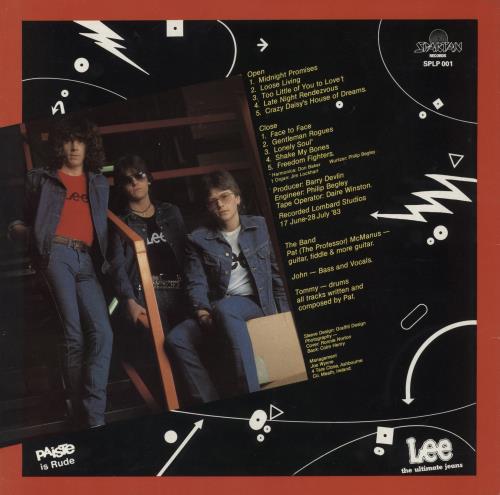 Mama's Boys Turn It Up + lyrics vinyl LP album (LP record) UK MAMLPTU06129