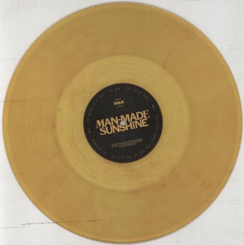 Man-Made Sunshine Man-Made Sunshine - Orange Vinyl 12" vinyl single (12 inch record / Maxi-single) UK 8BU12MA860274