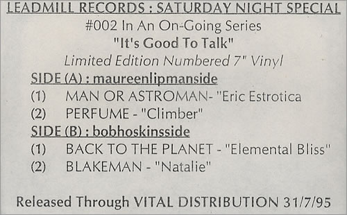 Man Or Astroman Eric Estrotica cassette single UK M\ACMER278402