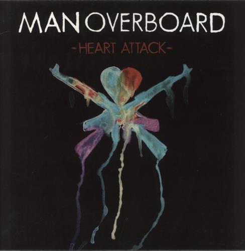 Man Overboard Heart Attack - Green & White Starburst Vinyl vinyl LP album (LP record) US OF4LPHE826007