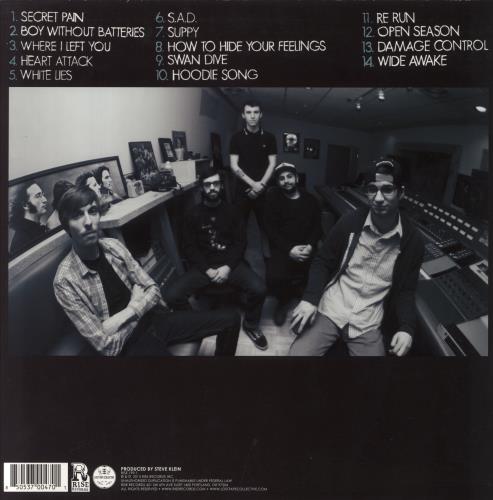 Man Overboard Heart Attack - Green & White Starburst Vinyl vinyl LP album (LP record) US OF4LPHE826007