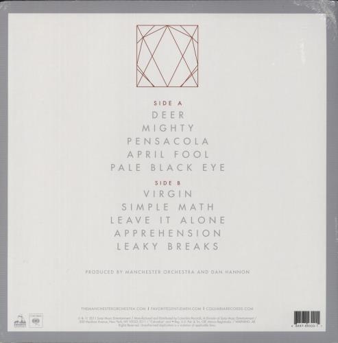 Manchester Orchestra Simple Math - White Vinyl vinyl LP album (LP record) US NYVLPSI871823
