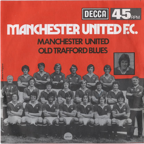 Manchester United FC Manchester United 7" vinyl single (7 inch record / 45) UK MFS07MA165583