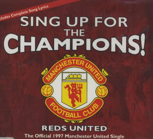 Manchester United FC Sing Up For The Champions CD single (CD5 / 5") UK MFSC5SI113457