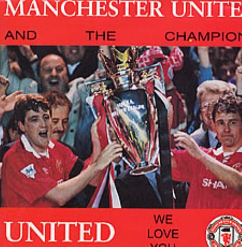 Manchester United FC United (We Love You) 7" vinyl single (7 inch record / 45) UK MFS07UN215596