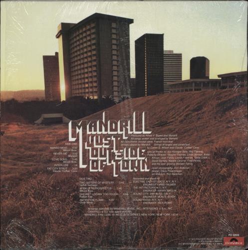 Mandrill Just Outside Of Town vinyl LP album (LP record) US MN1LPJU765388