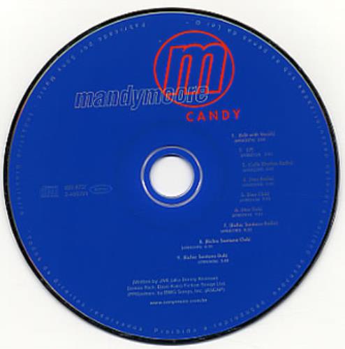 Mandy Moore Candy CD single (CD5 / 5") Brazilian MDMC5CA235387
