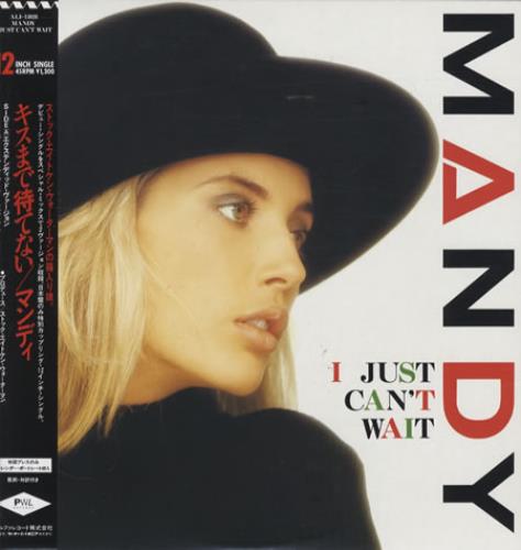 Mandy Smith I Just Can't Wait 12" vinyl single (12 inch record / Maxi-single) Japanese MDY12IJ344667