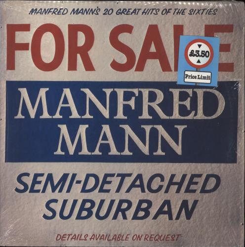 Manfred Mann Semi-Detached Suburban - shrink vinyl LP album (LP record) UK MFMLPSE643520