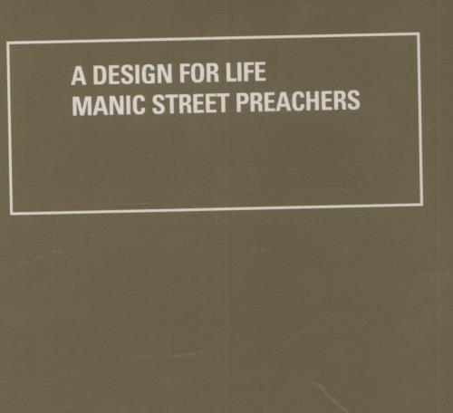 Manic Street Preachers A Design For Life - Jewel Case CD single (CD5 / 5") UK MASC5AD853732
