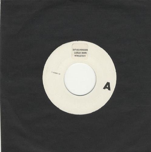 Manic Street Preachers Australia 7" vinyl single (7 inch record / 45) UK MAS07AU99199