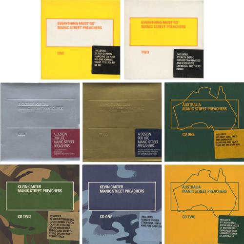 Manic Street Preachers Collection Of Compact Disc Singles CD single (CD5 / 5") UK MASC5CO459593